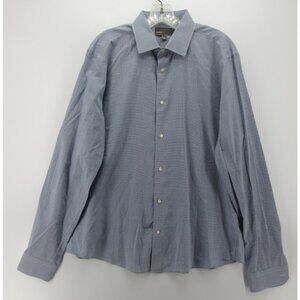 Vince Shirt Large Button Down Gingham Plaid Preppy Classic Collared *